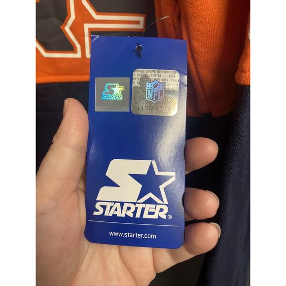 Starter Chicago Bears Pullover Hoodie Size S (b34.5) - Picture 4 of 8